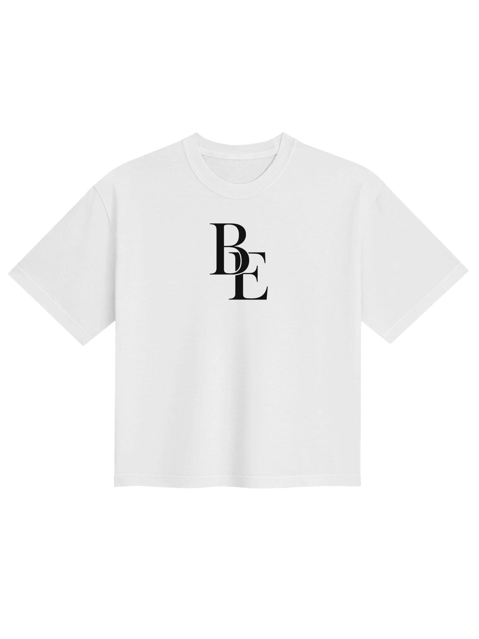 BALANCE ELEVATED — Women’s White Monogram Boxy Tee product image (1)