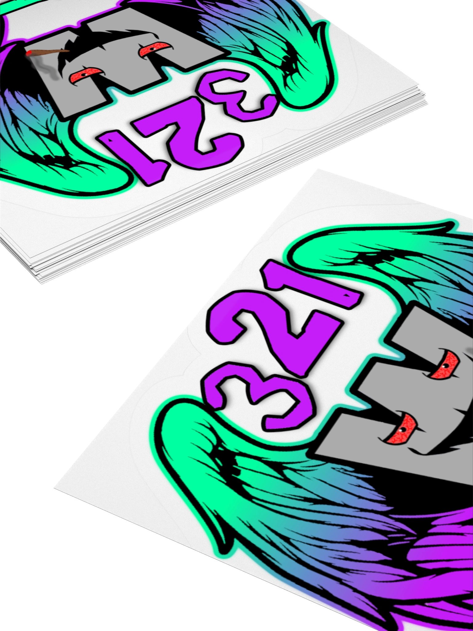 321 Wicked Wings Stickers product image (11)