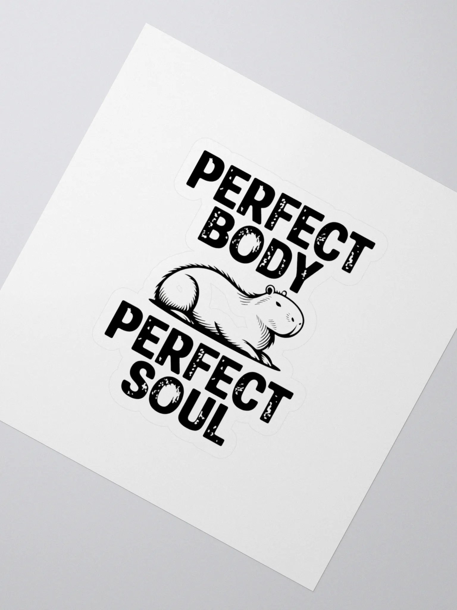 Perfect Body Perfect Soul - Kiss Cut Stickers product image (2)