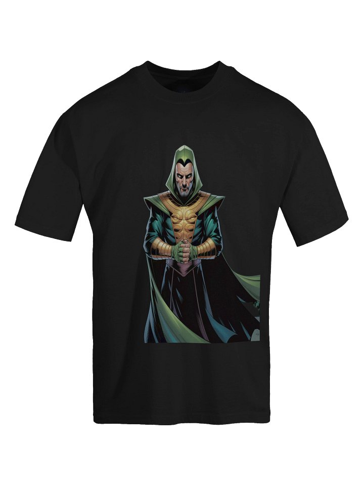 Demon's Dominion: Ra’s Al Ghul Inspired Oversized Faded T-Shirt product image (1)