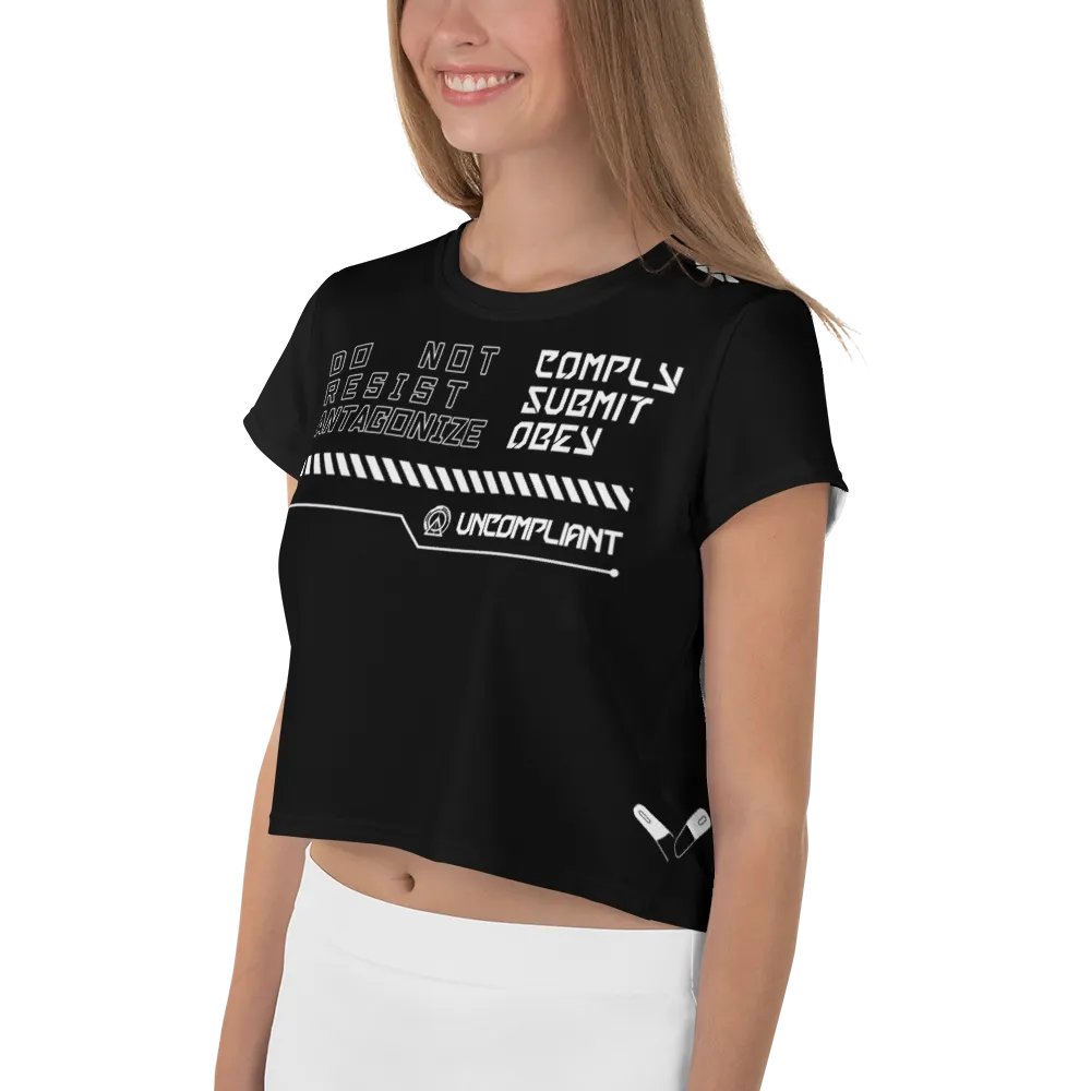 The Statement Crop Top - Black product image (3)
