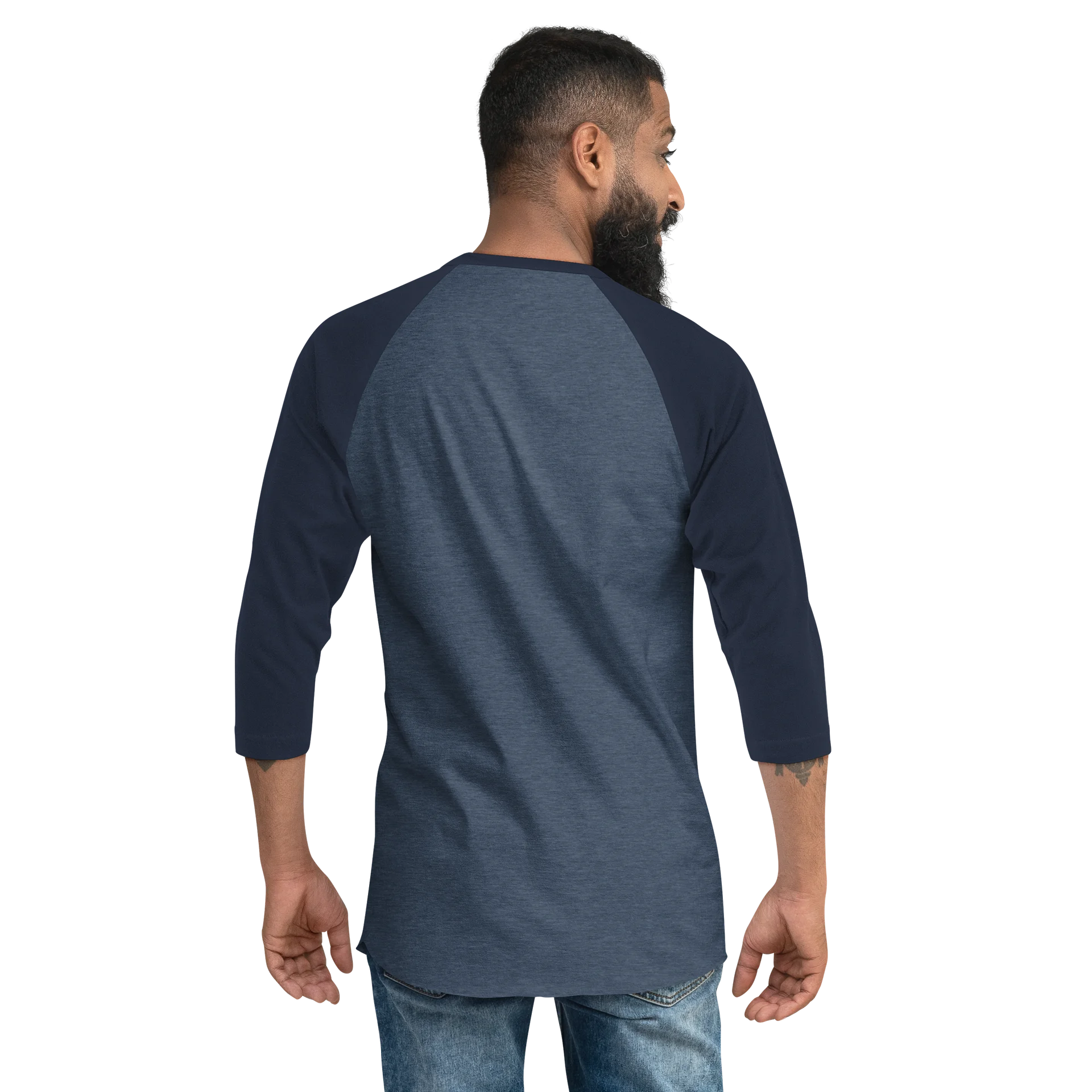 SPTV Logo Raglan Tee - gray and blue product image (6)