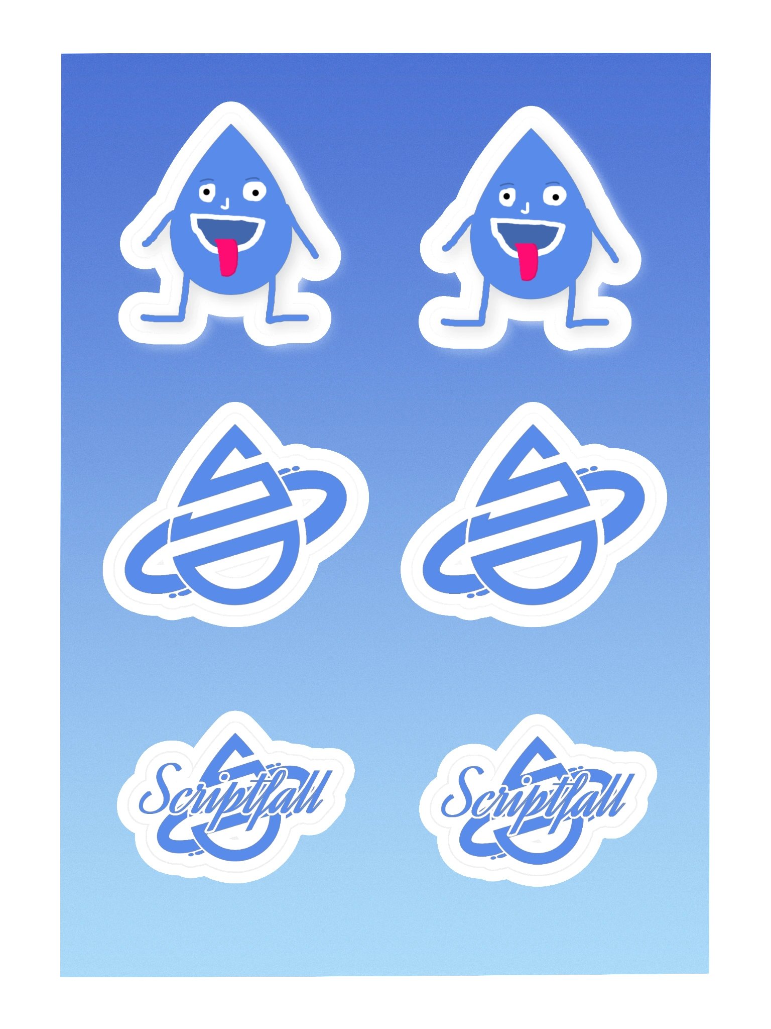 Scriptfall Stickers product image (1)