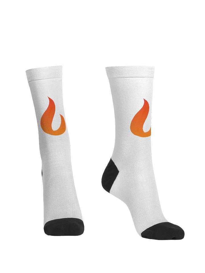 "Burn Music" Logo Crew Socks product image (2)