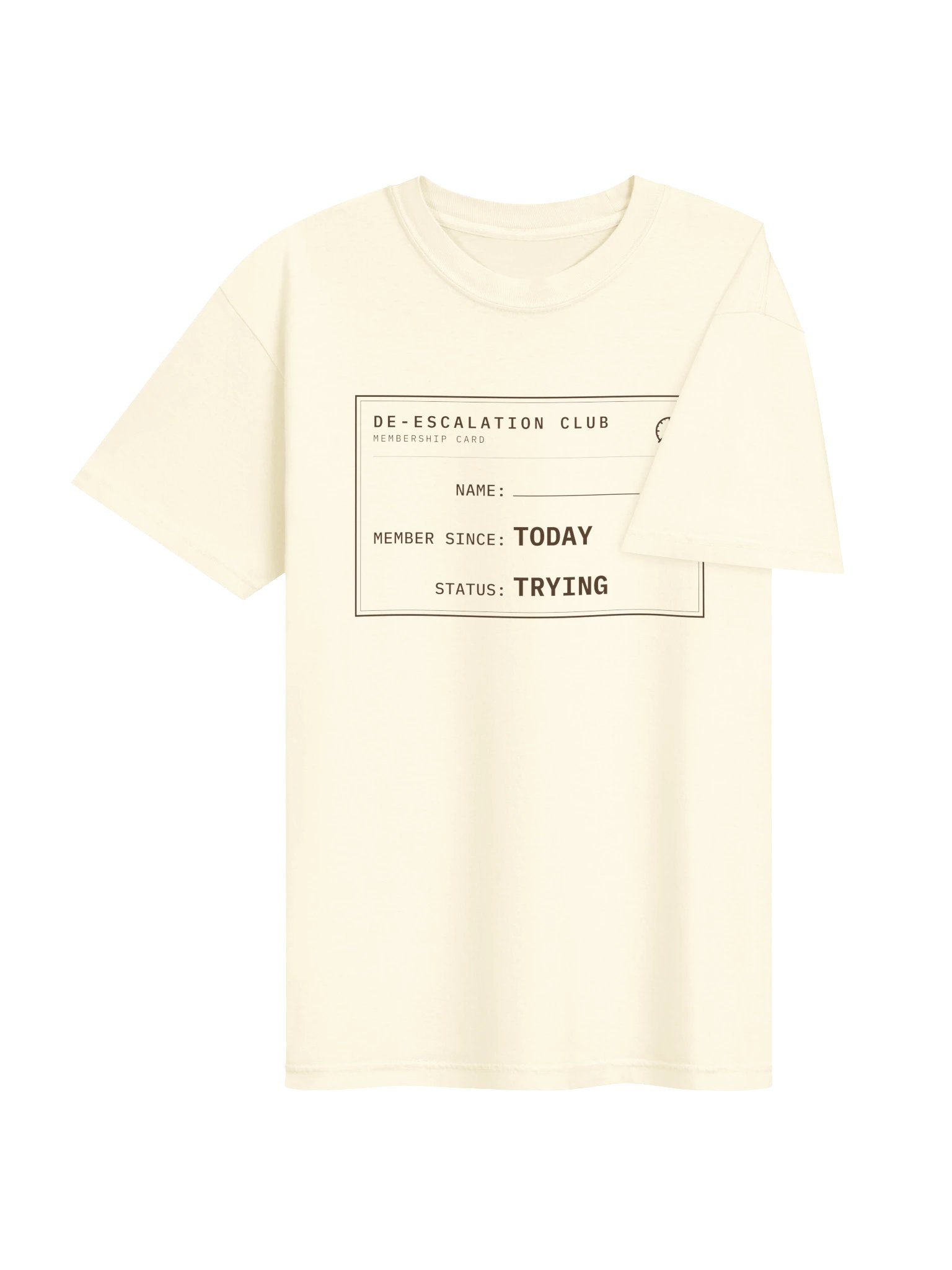 Membership Card Comfort Colors Tee, De-escalation Club, Funny Wallet Card Shirt product image (4)