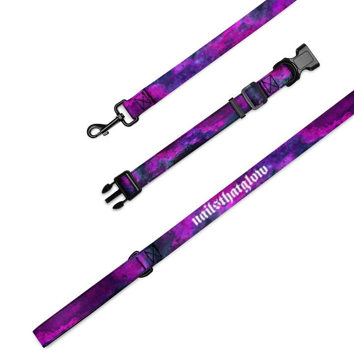 Cosmic Stain - nailshatglow Collar & Leash product image (1)
