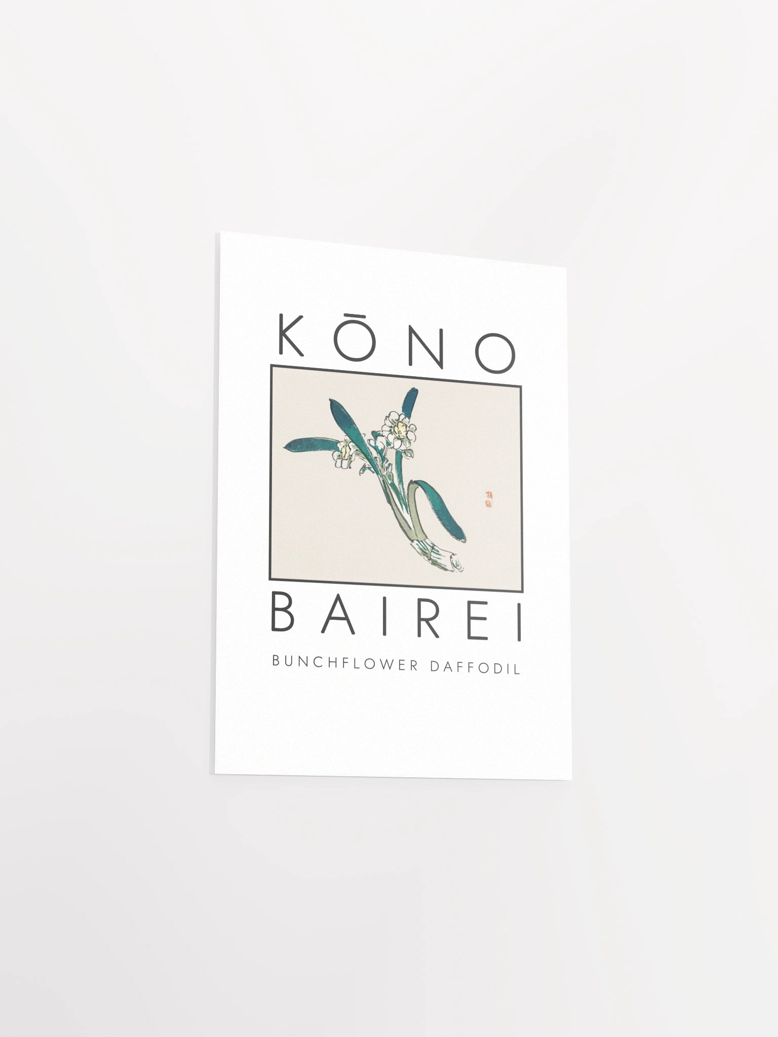 Kono Bairei Bunchflower Daffodil Poster product image (20)