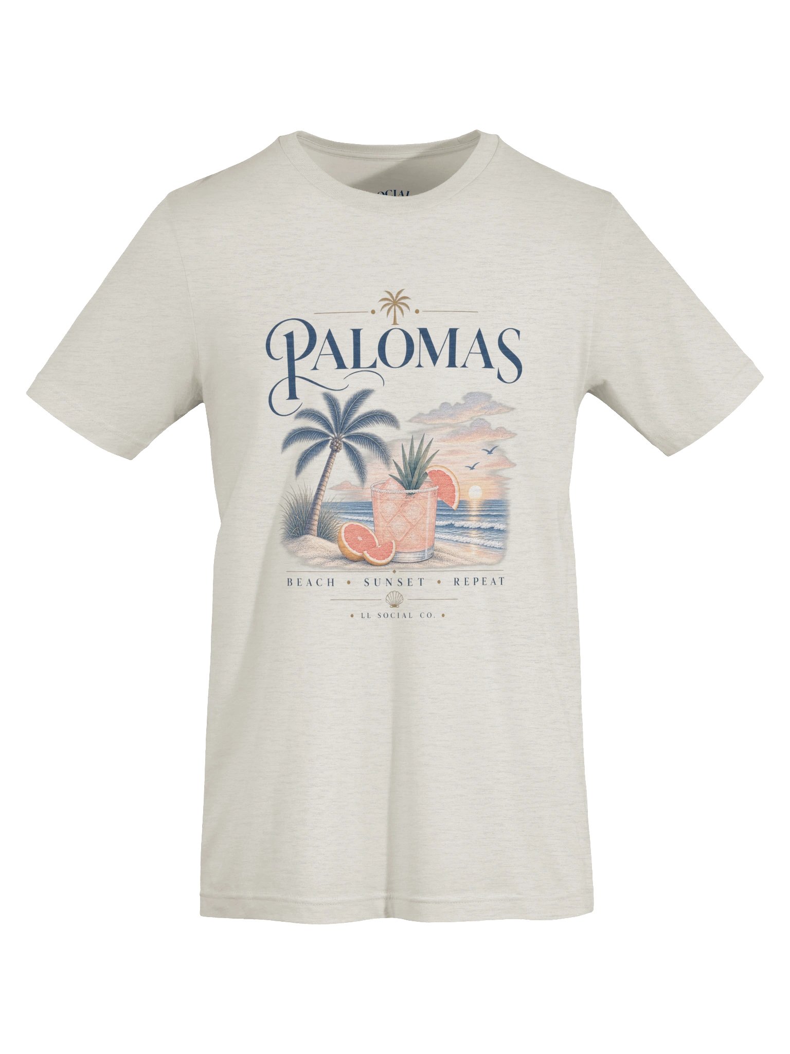 Palomas Beach Sunset Repeat - Unisex Resort Tee product image (85)