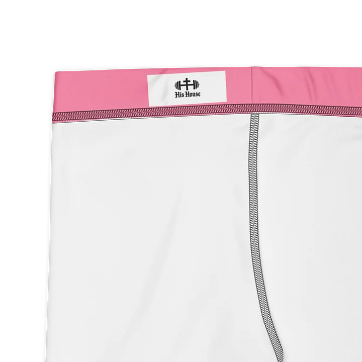 His House Womens Performance Crop Leggings - Pink product image (2)
