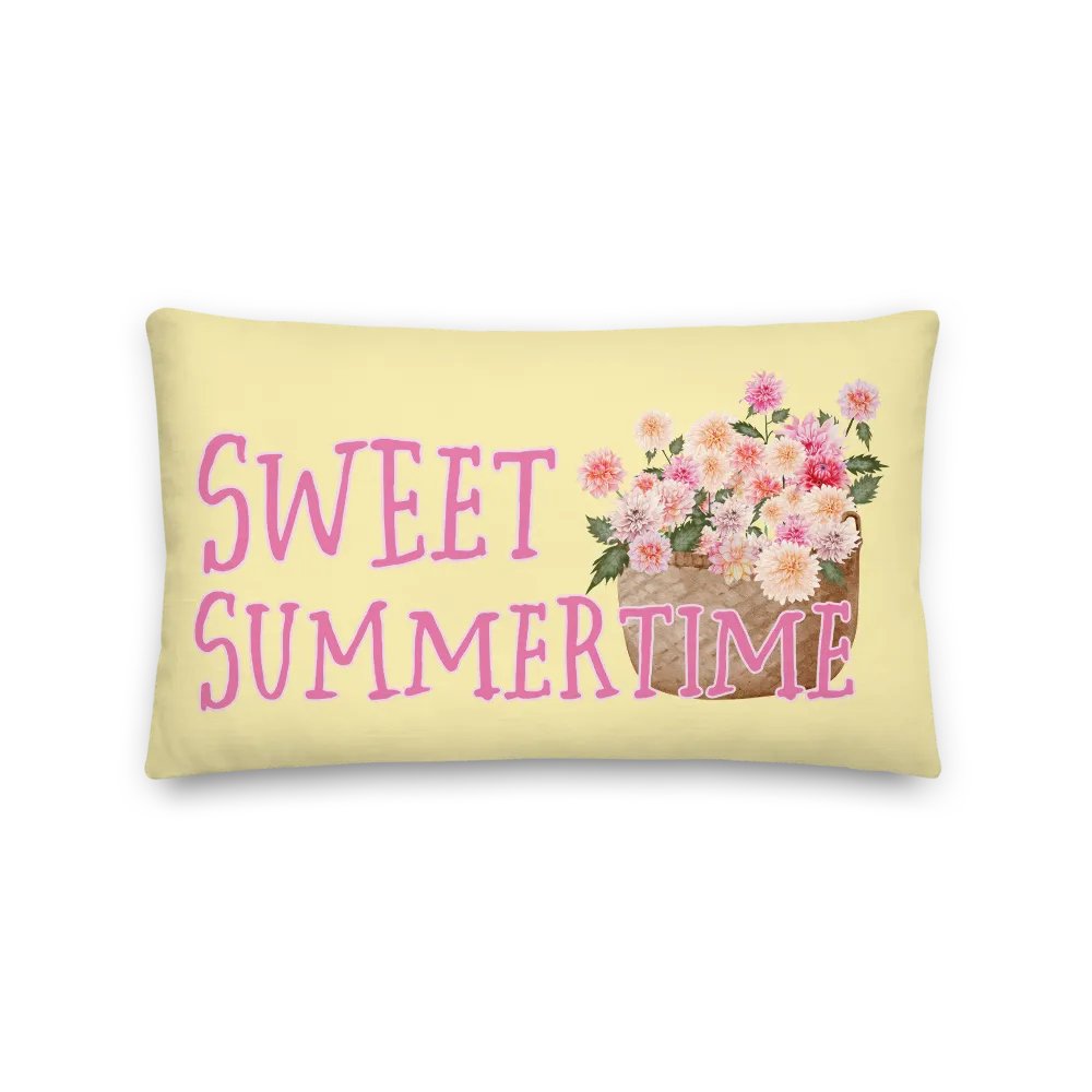 Sweet Summertime Floral Bliss Pillow product image (1)