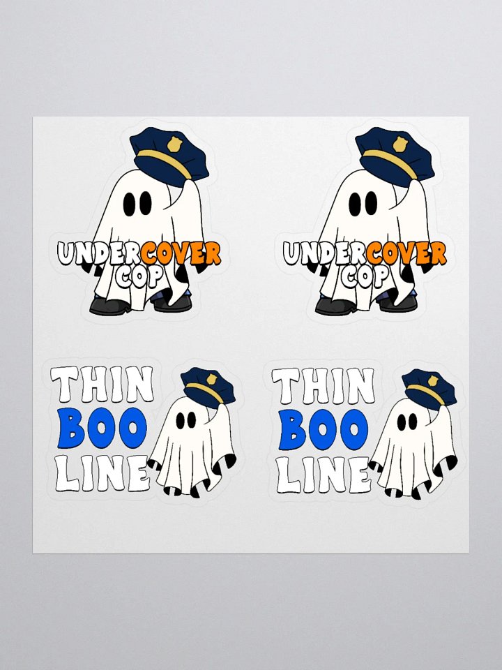 Undercover Cop Kiss Cut Stickers Set product image (2)