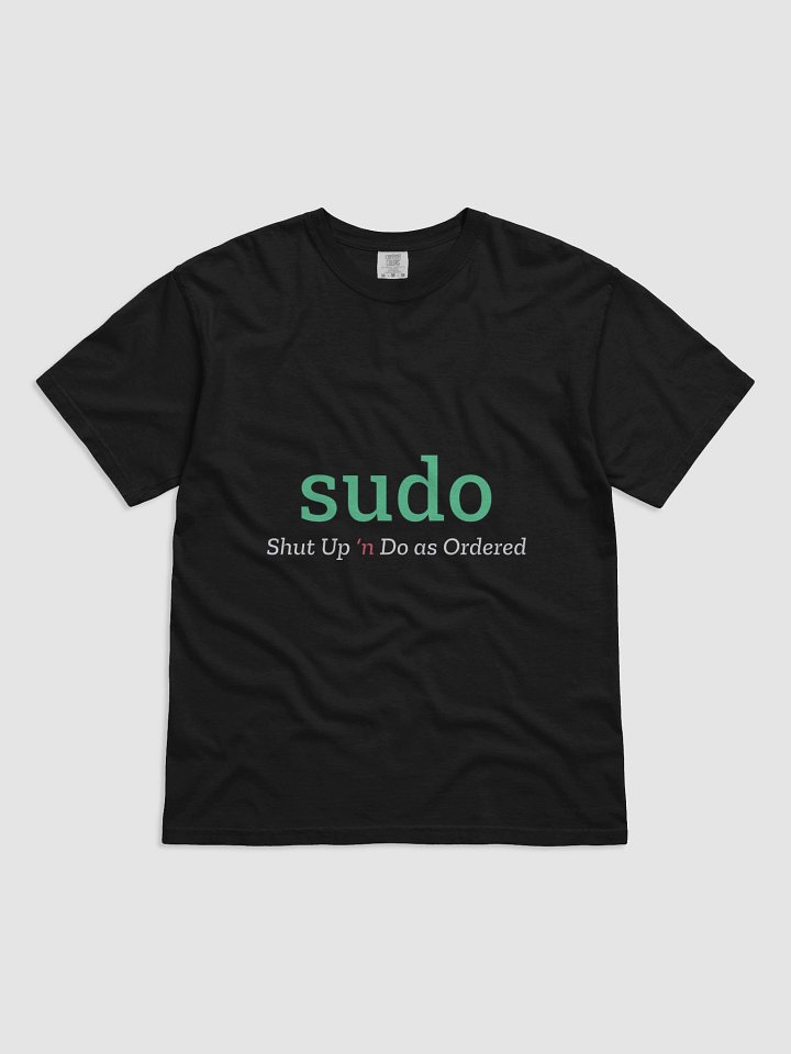 sudo T-Shirt product image (1)