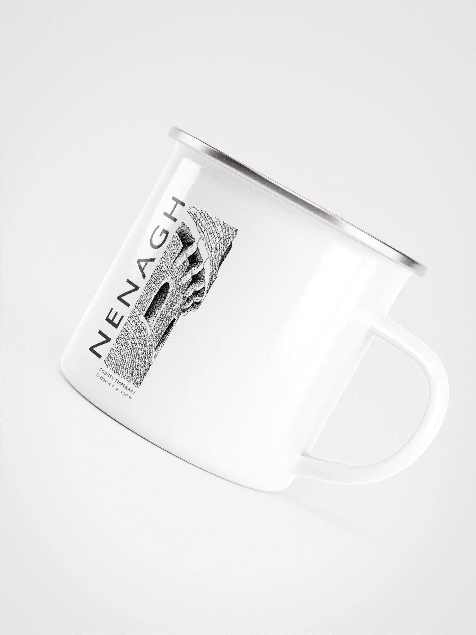 Nenagh: Enamel camping mug (castle) product image (6)