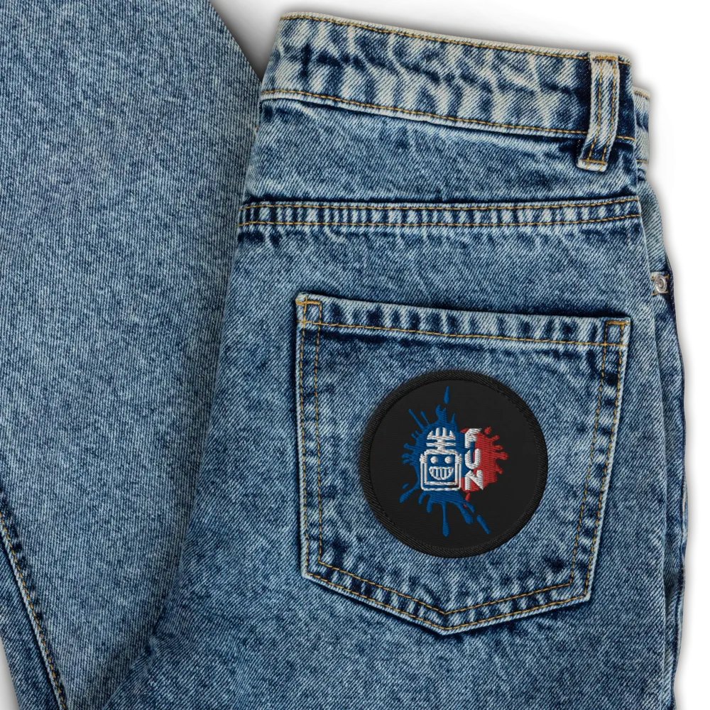 FUN Logo Paint Splash Embroidered Patch product image (3)