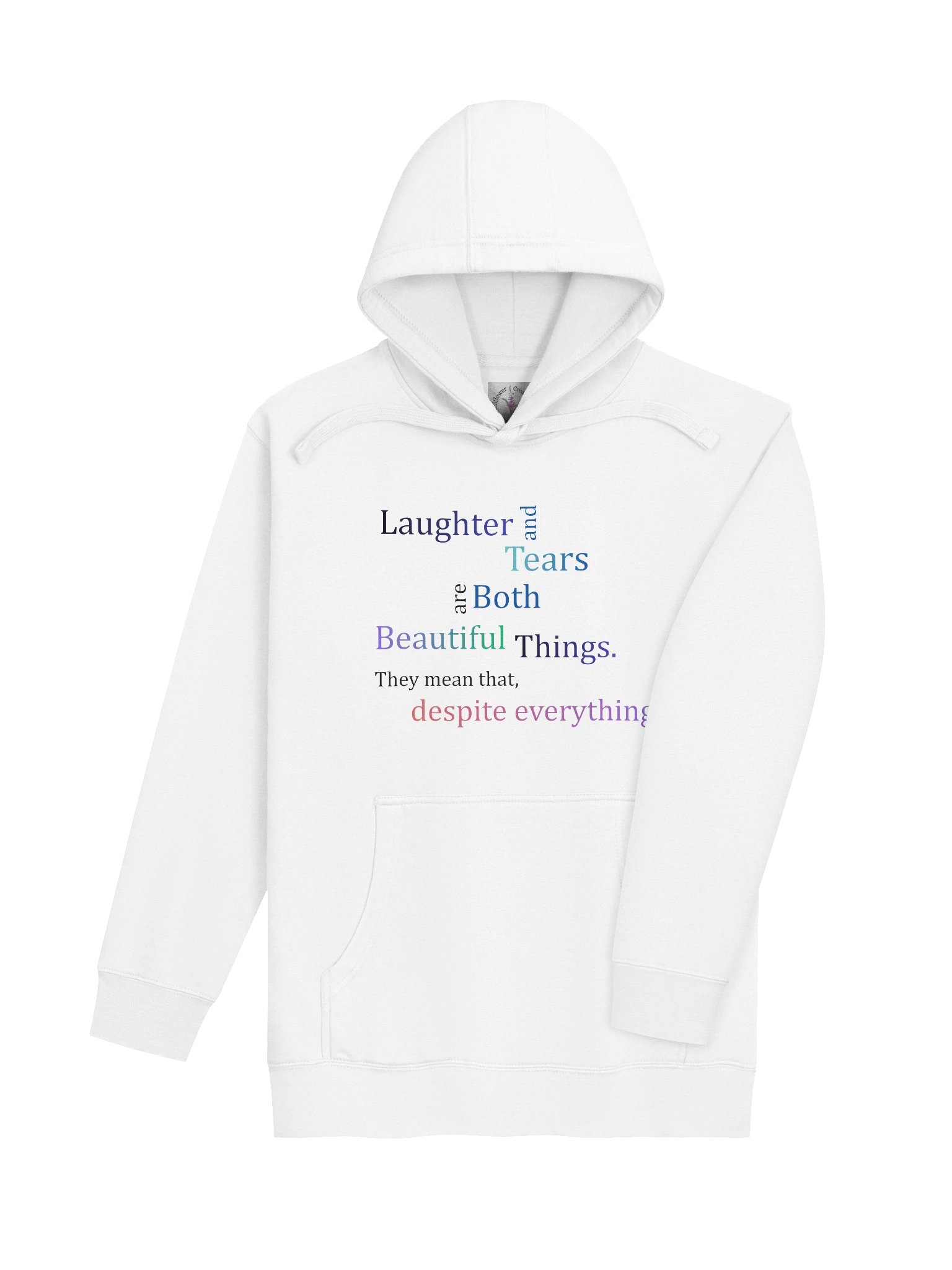 Life is Still Worth Living Hoodie - Rainbow Light product image (4)