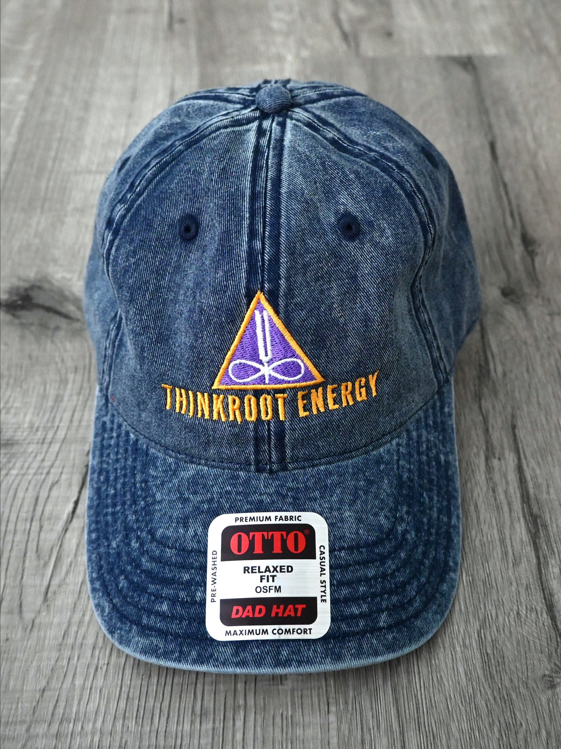 Thinkroot Energy Triangle Denim Hat (Embroidered) product image (4)
