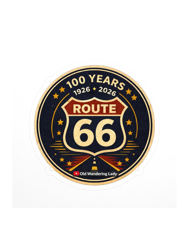 Route 66 Centennial Badge Edition Sticker product image (1)