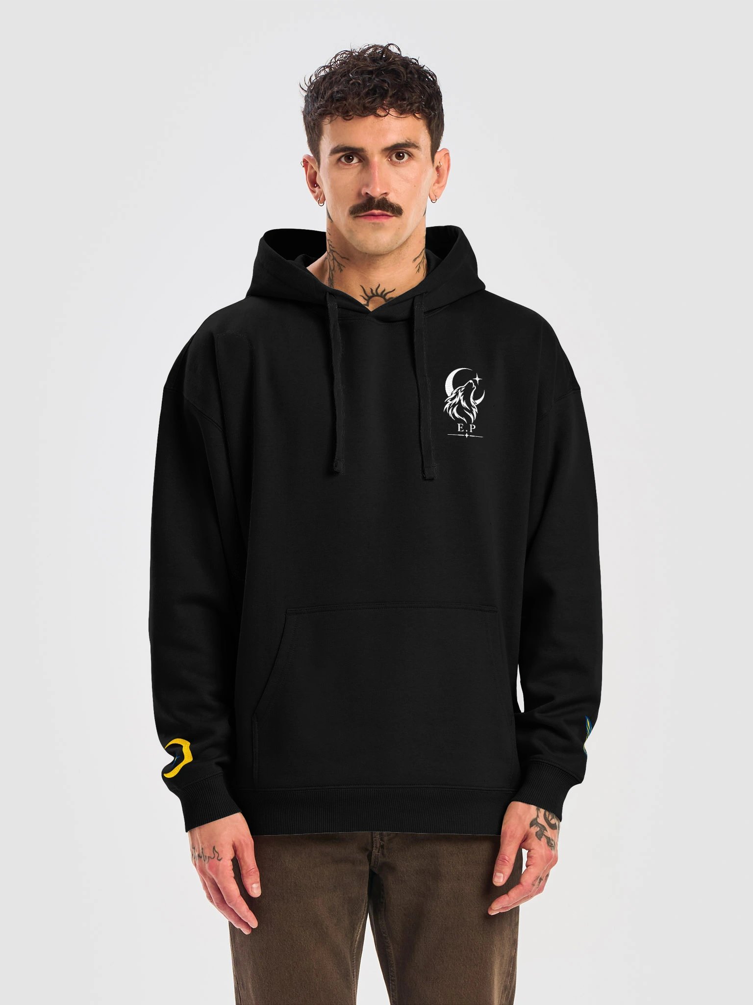 Hoodie Premium - Collection spéciale, Brodé manches + buste / avec dessin arrière, La dernière prière product image (10)