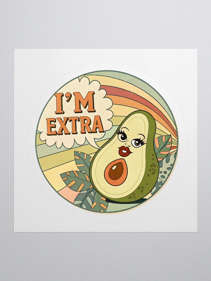 Extra Guac Kiss Cut Stickers product image (1)