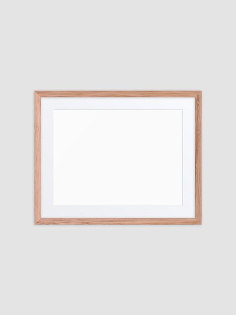 Photo showing Matte Paper Framed Poster With Mat (in)