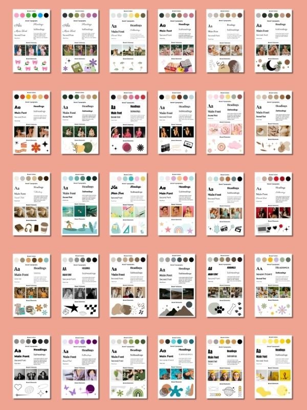 MRR/PLR Brand Board Templates in Canva product image (5)