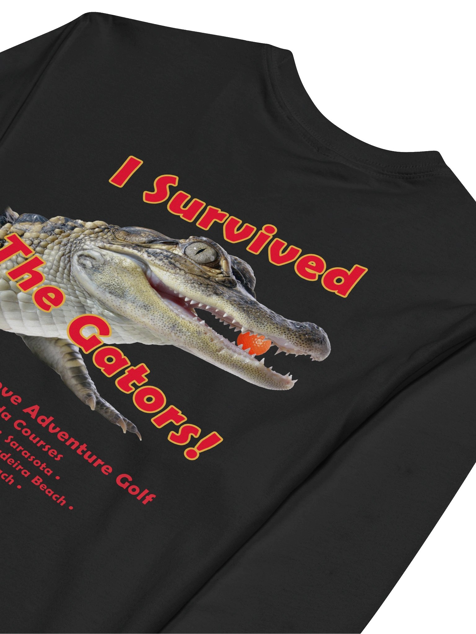 "I Survived the Gators" Longsleeve Fitted T-Shirt product image (12)