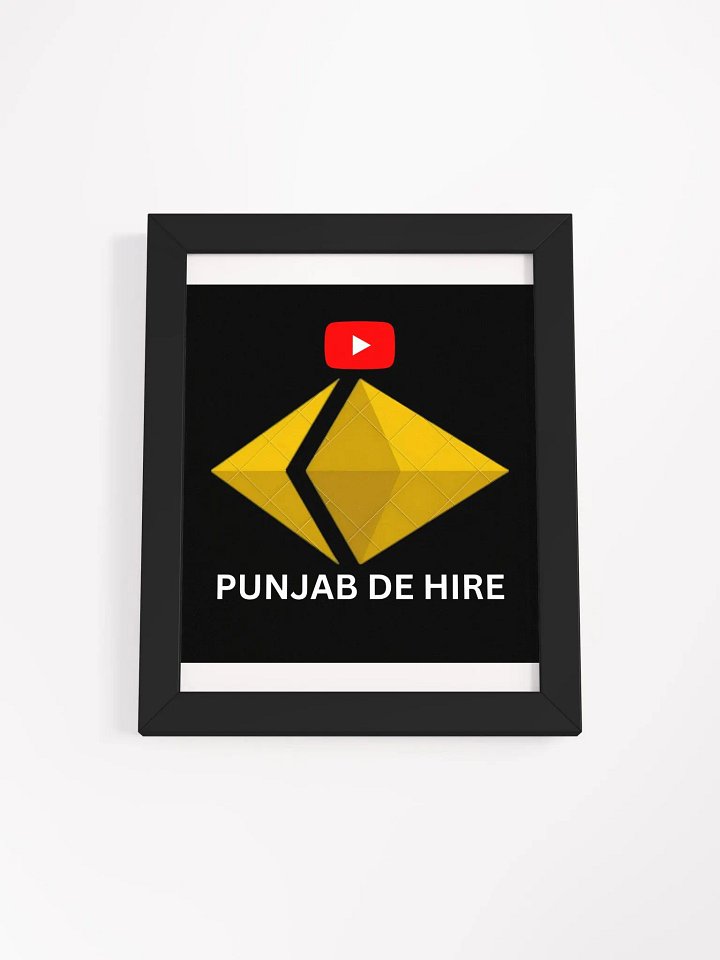 Framed High-Quality Matte Poster product image (1)