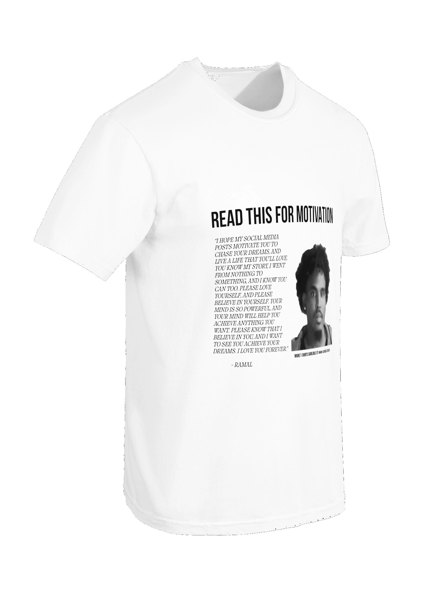 WHITE MOTIVATIONAL T-SHIRT product image (10)