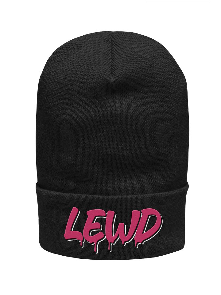 LEWD Cuffed Beanie product image (1)