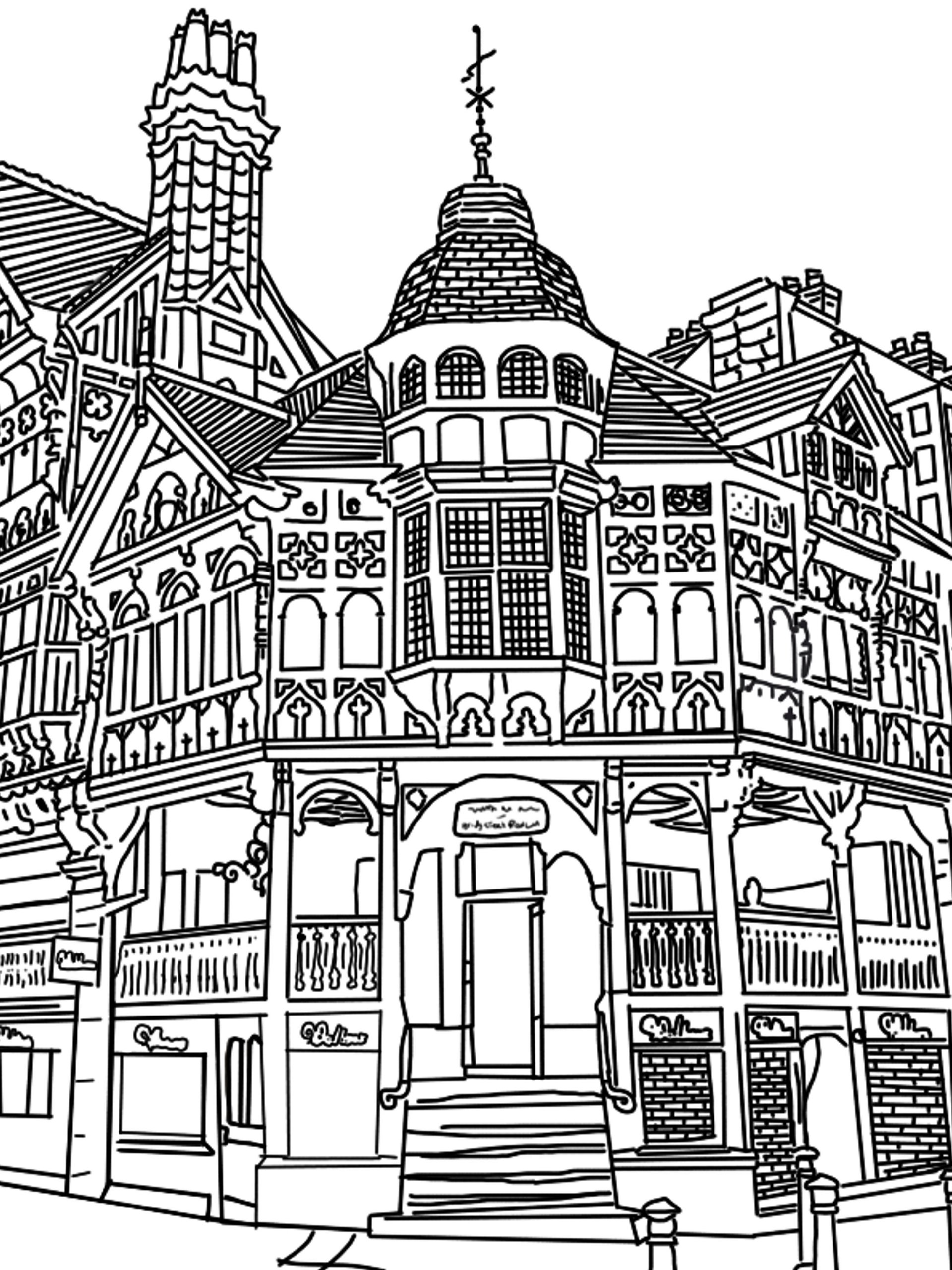 Colouring Sheets of Chester Buildings product image (4)