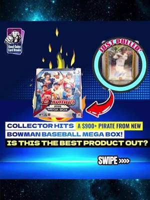 ⚾ This Product Has More 💰 Than The Bank‼️ . 💯 2026 Bowman Baseball Has Already Produced Some Incredible Hits In Our Streams This Year, BUT....This One Makes Any Pirate More Addicted To Their Gold Treasure, Just Ask @Grant Hickman & His Collection! 🙌 🚨 Make Sure You're Following Us @goodgainzcardbreaks For Some Of The Best Hits You'll See Out of Retail Boxes! 👀  #PullingSomeGoodGainz🔥 #bowmanbaseball #goldmojo #pittsburghpirates #baseballcards 