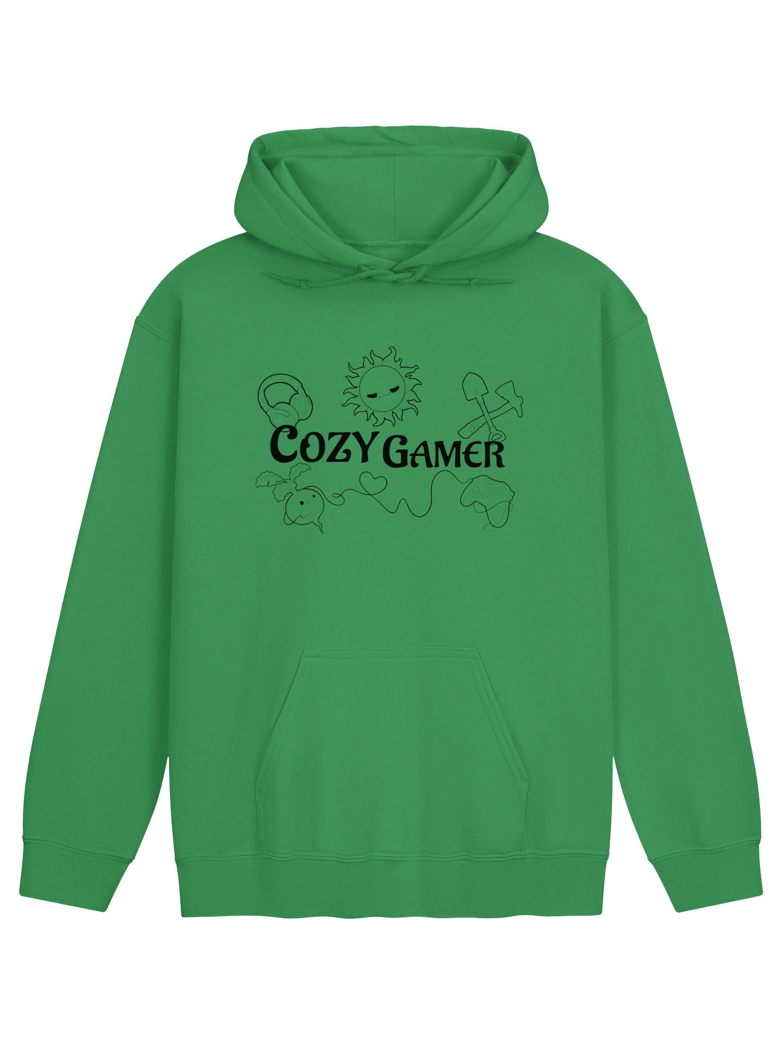 Cozy Gamer Summer Hoodie [Black Font] product image (4)
