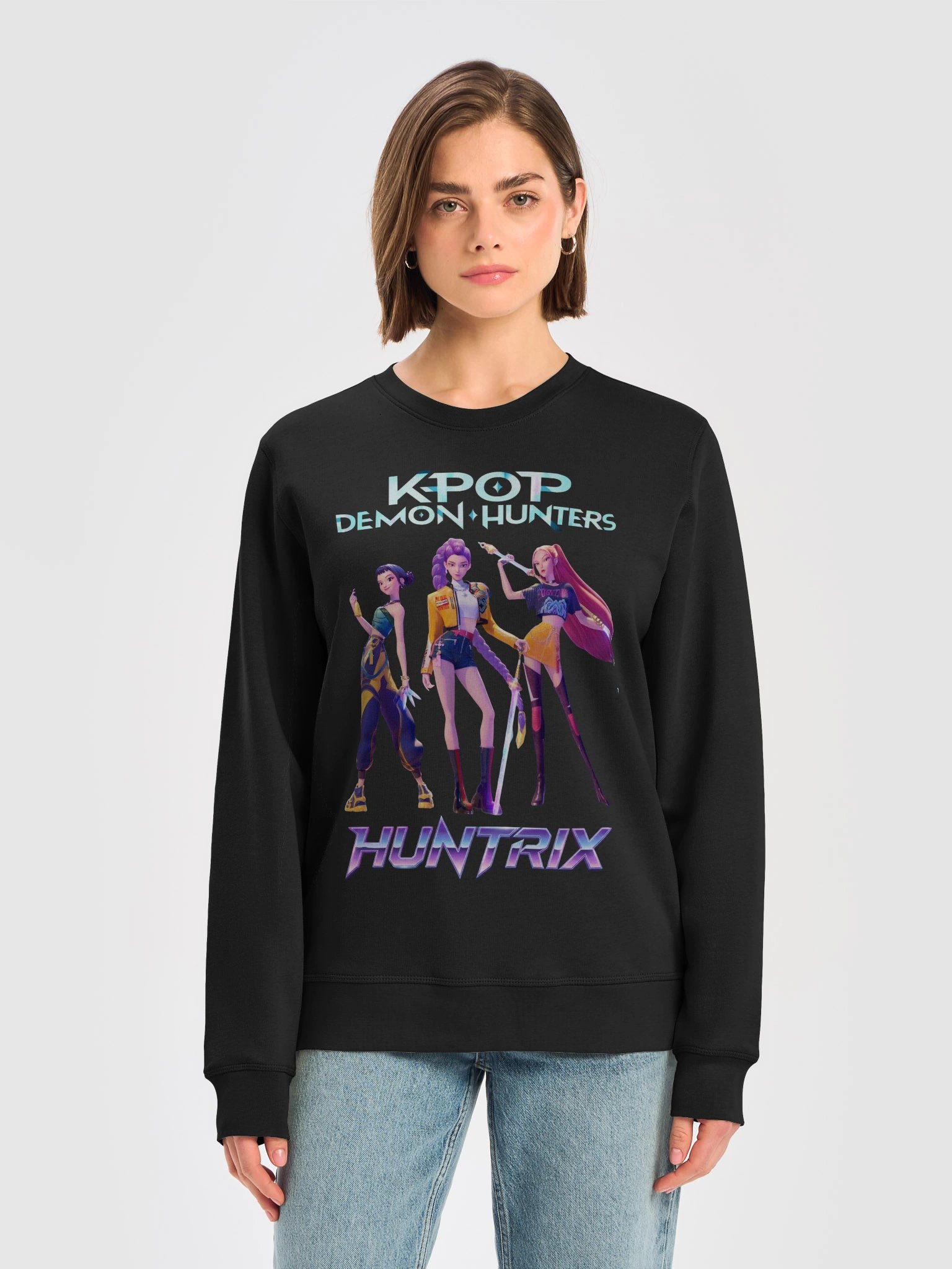 HUNTRIX Demon Hunters K-Pop female sweater product image (1)