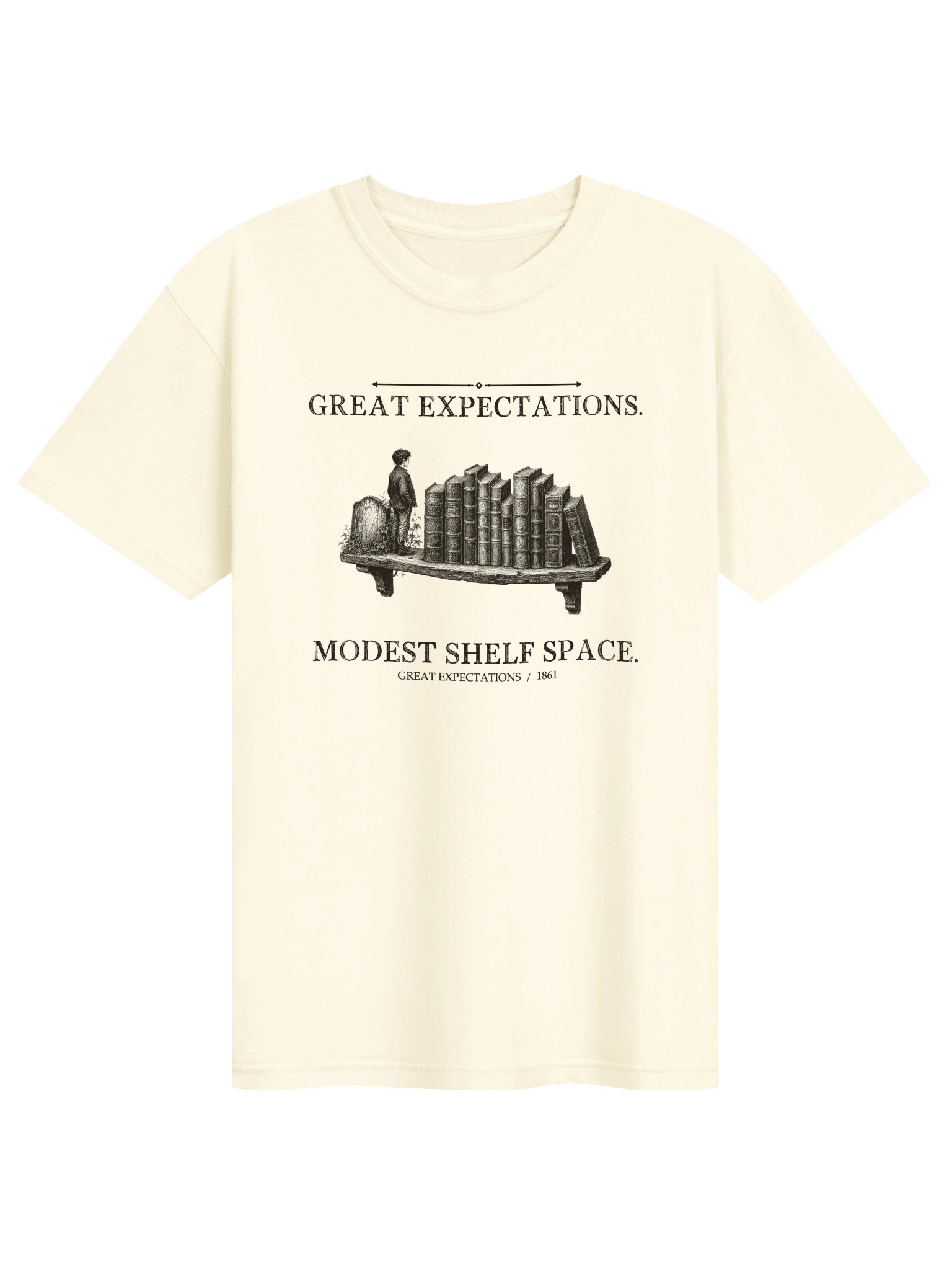 Great Expectations Modest Shelf Space -- Great Expectations Tee (Light) product image (1)