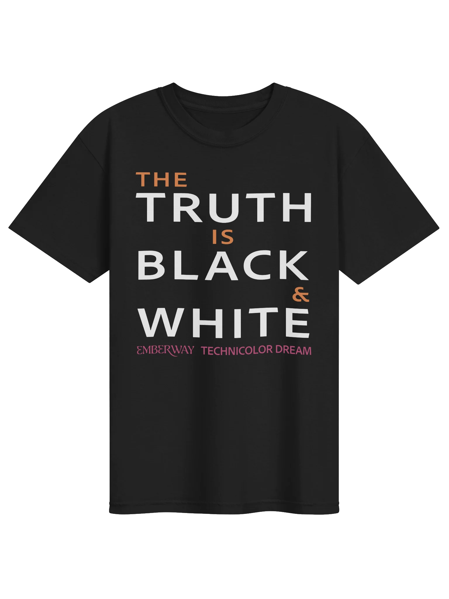 The Truth Is Black & White Tee product image (1)