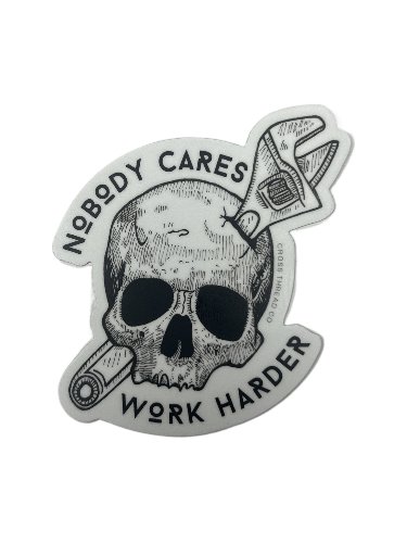 Work Harder Sticker product image (1)