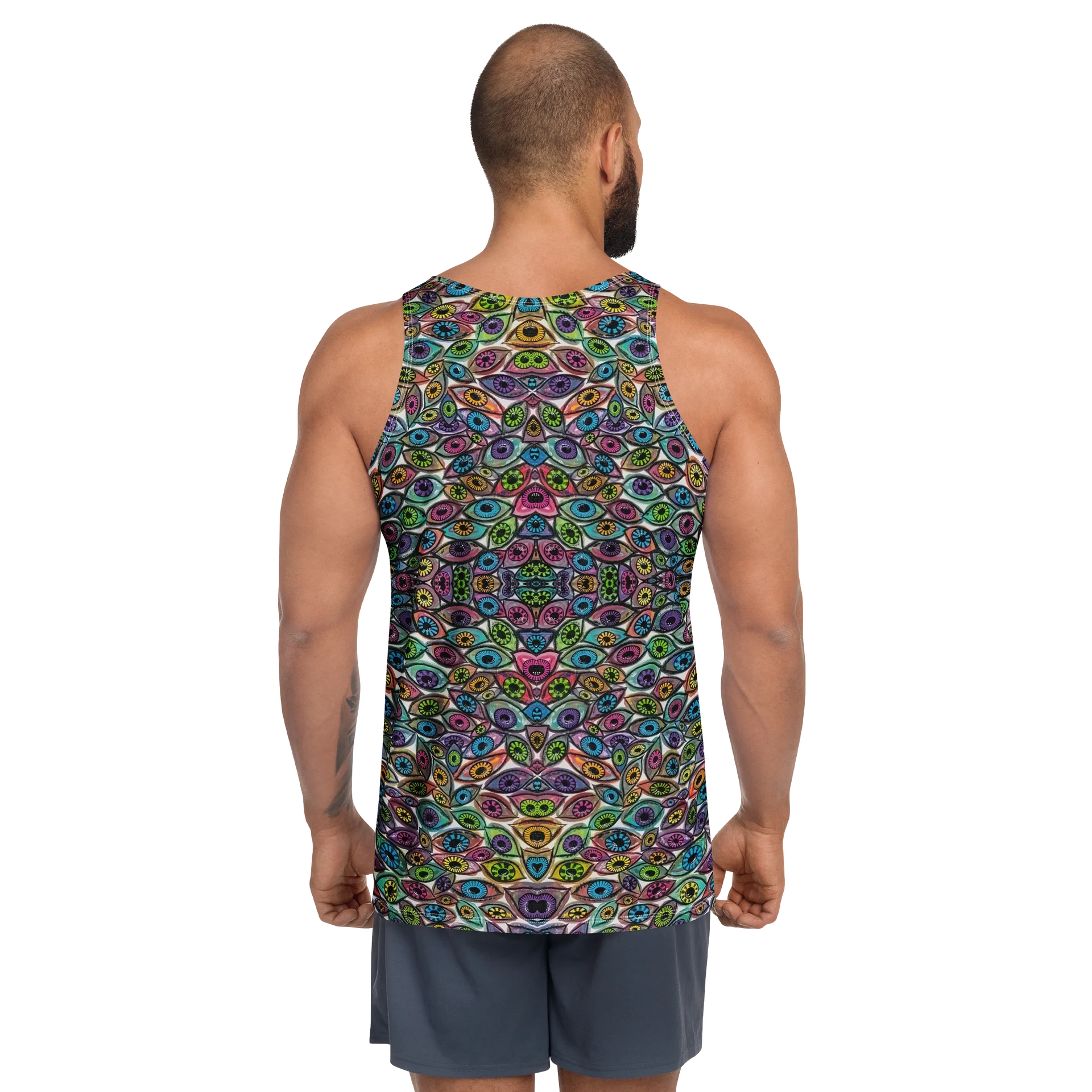Colorful Eyes All Over Print Tank Top | Eye See You Too product image (4)