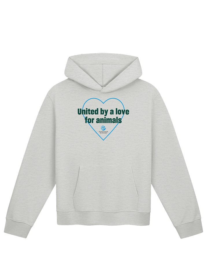 United by a love for animals - Heart - Hoodie - Light product image (1)