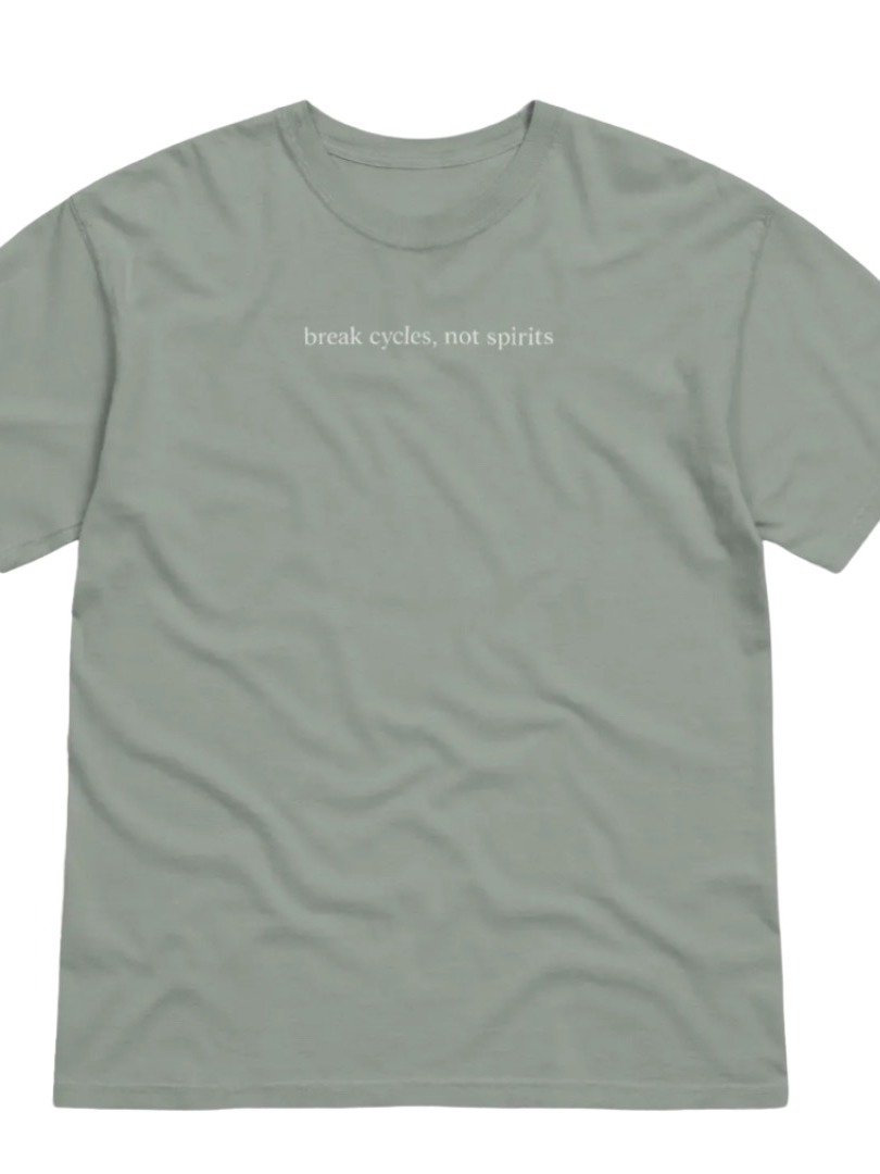 Break Cycles Not Spirits Tee product image (1)