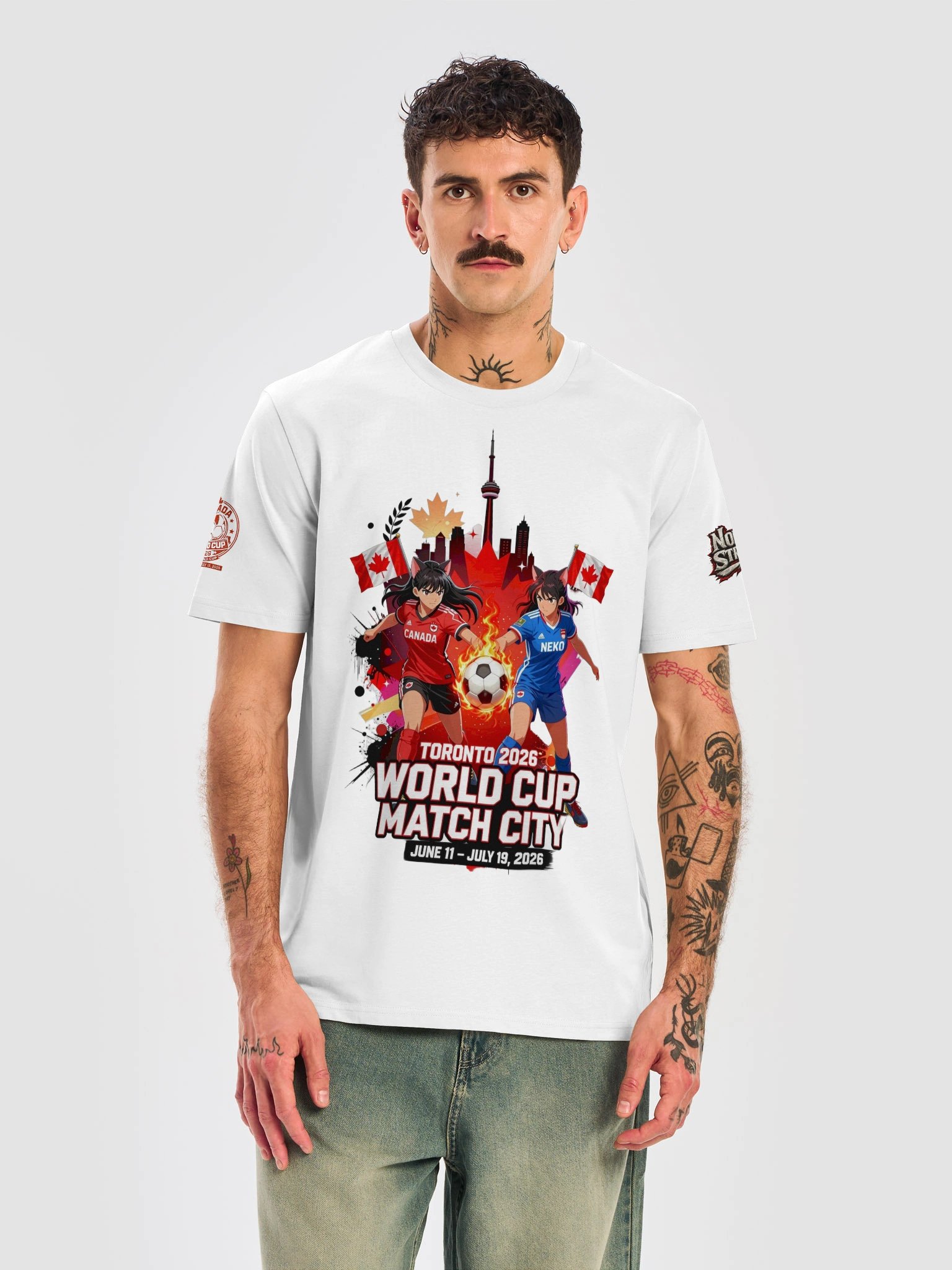 2026 World Cup Street Fusion Tee 🇨🇦 | Urban Soccer Graphic T-Shirt (Limited Edition) product image (5)