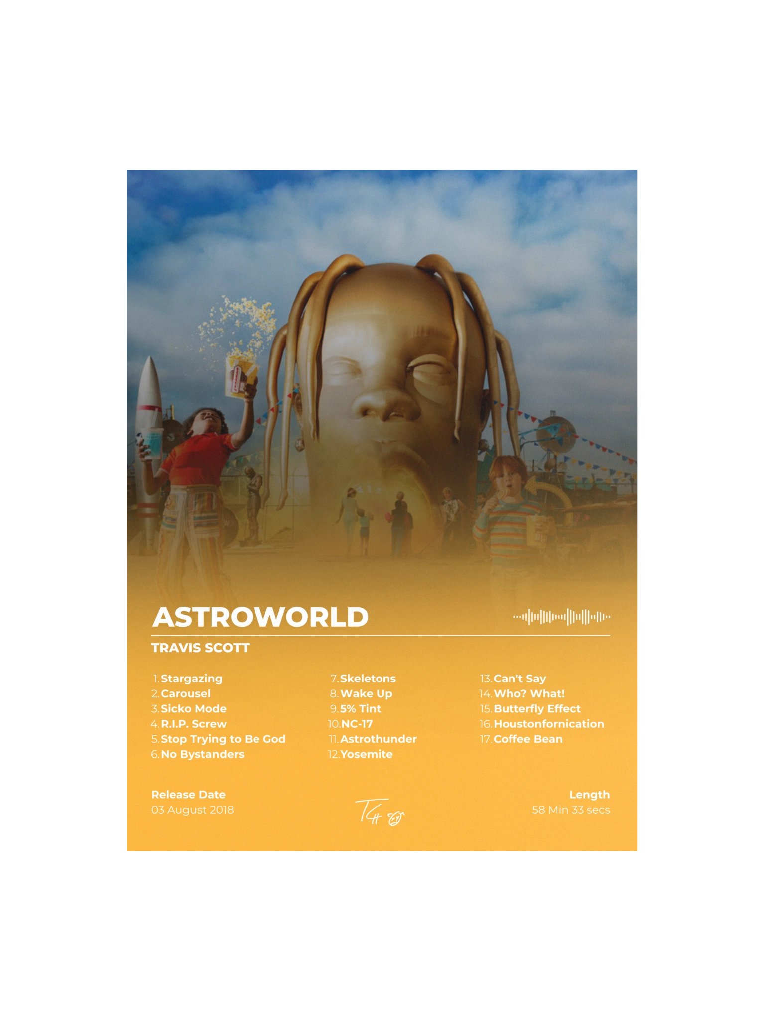 ASTROWORLD Cover Art Poster product image (1)