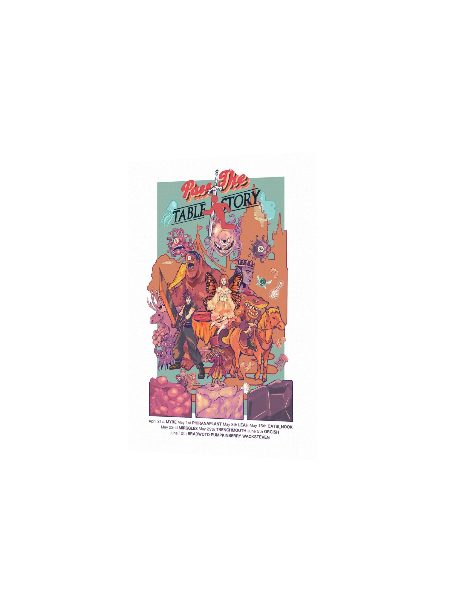 Pass the Tablestory Poster product image (9)