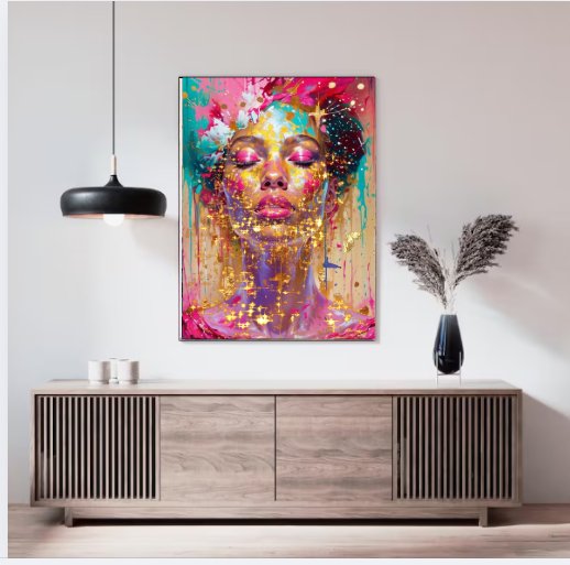 Abstract - Pink & Gold series product image (2)