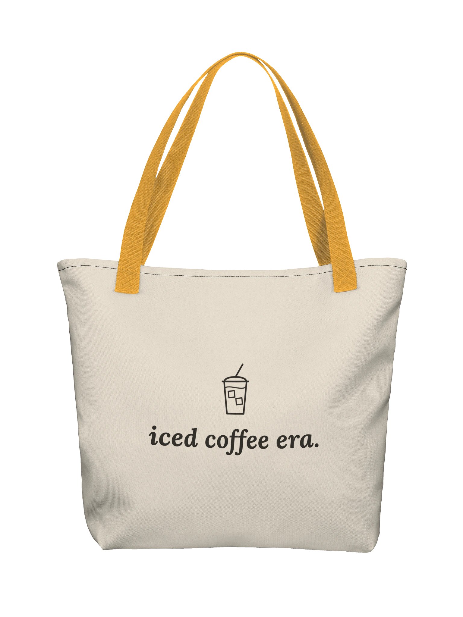 Iced Coffee Era Tote Bag - Coffee Lover Gift | Large Tote with Pocket product image (12)
