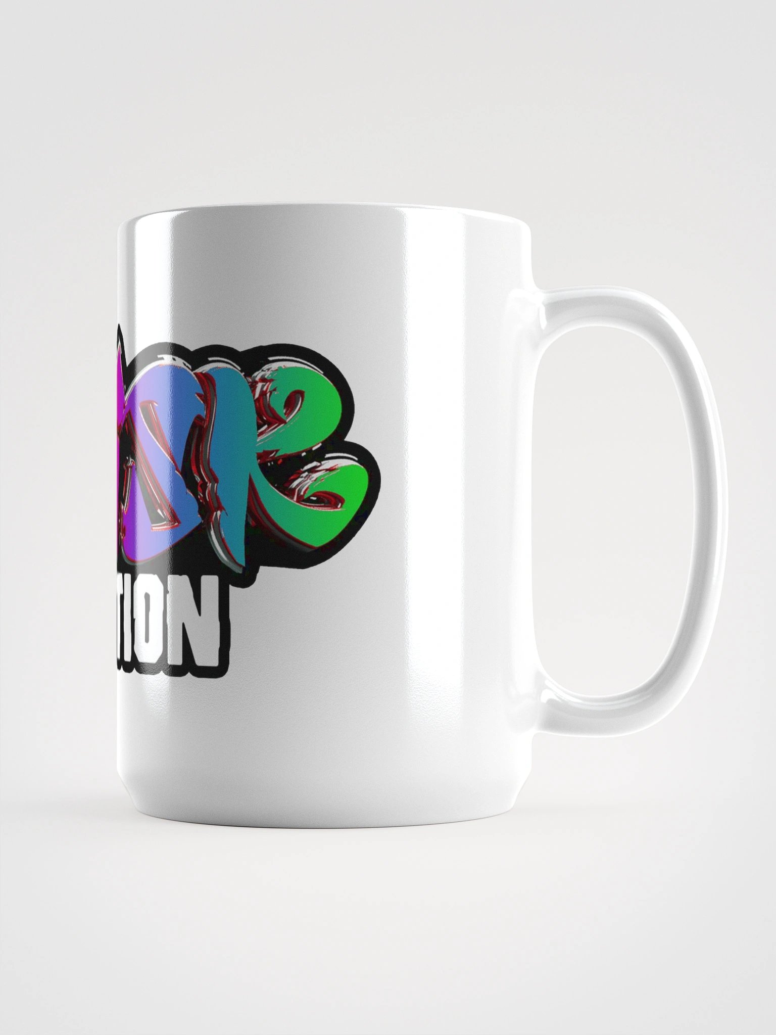 The Brisk Selection Rainbow Mug White product image (4)