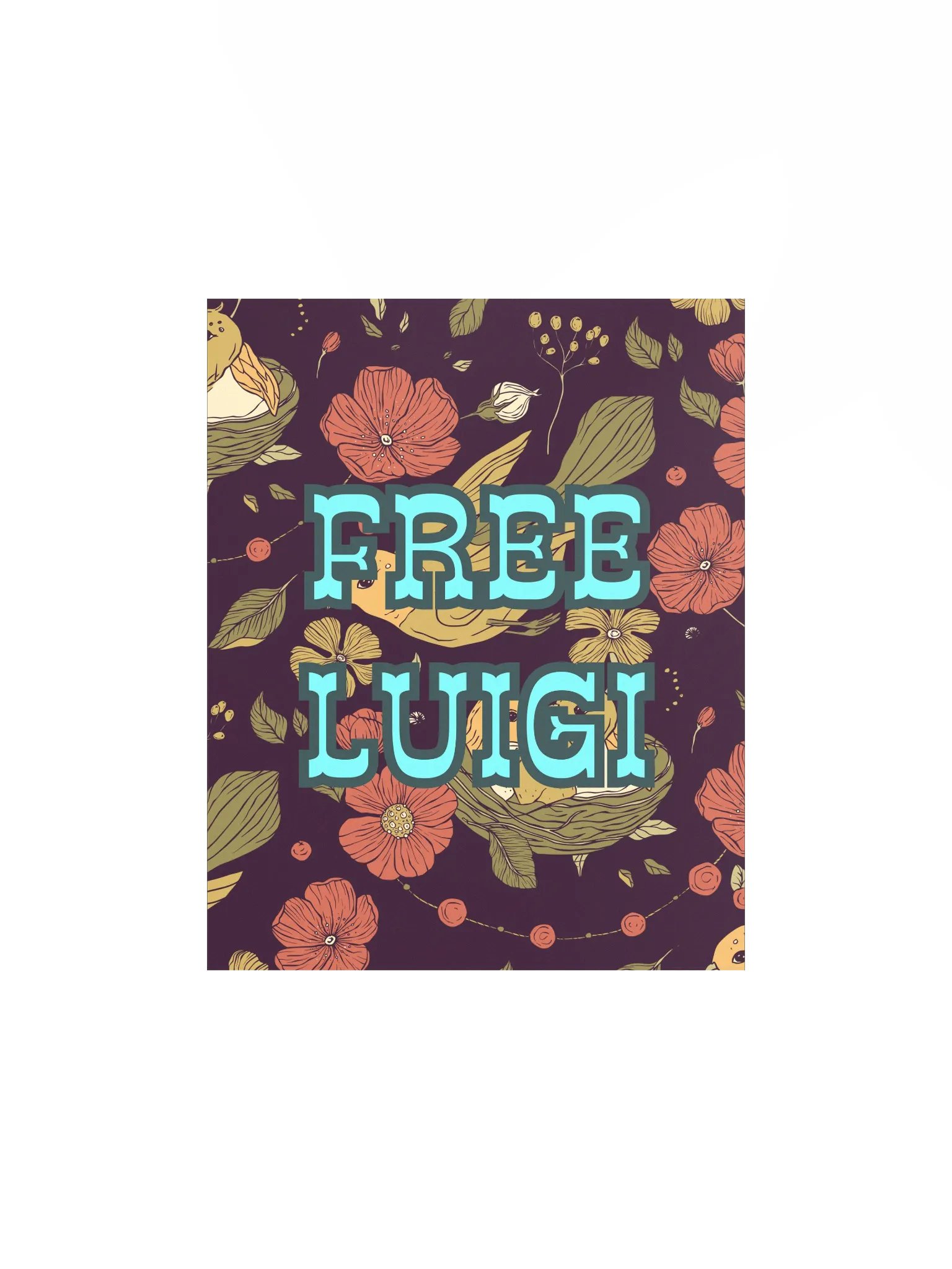 Free Luigi Maximalist Vintage Wallpaper Print product image (2)