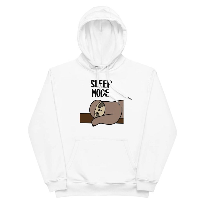 Sleep Mode Sloth Eco Hoodie product image (2)