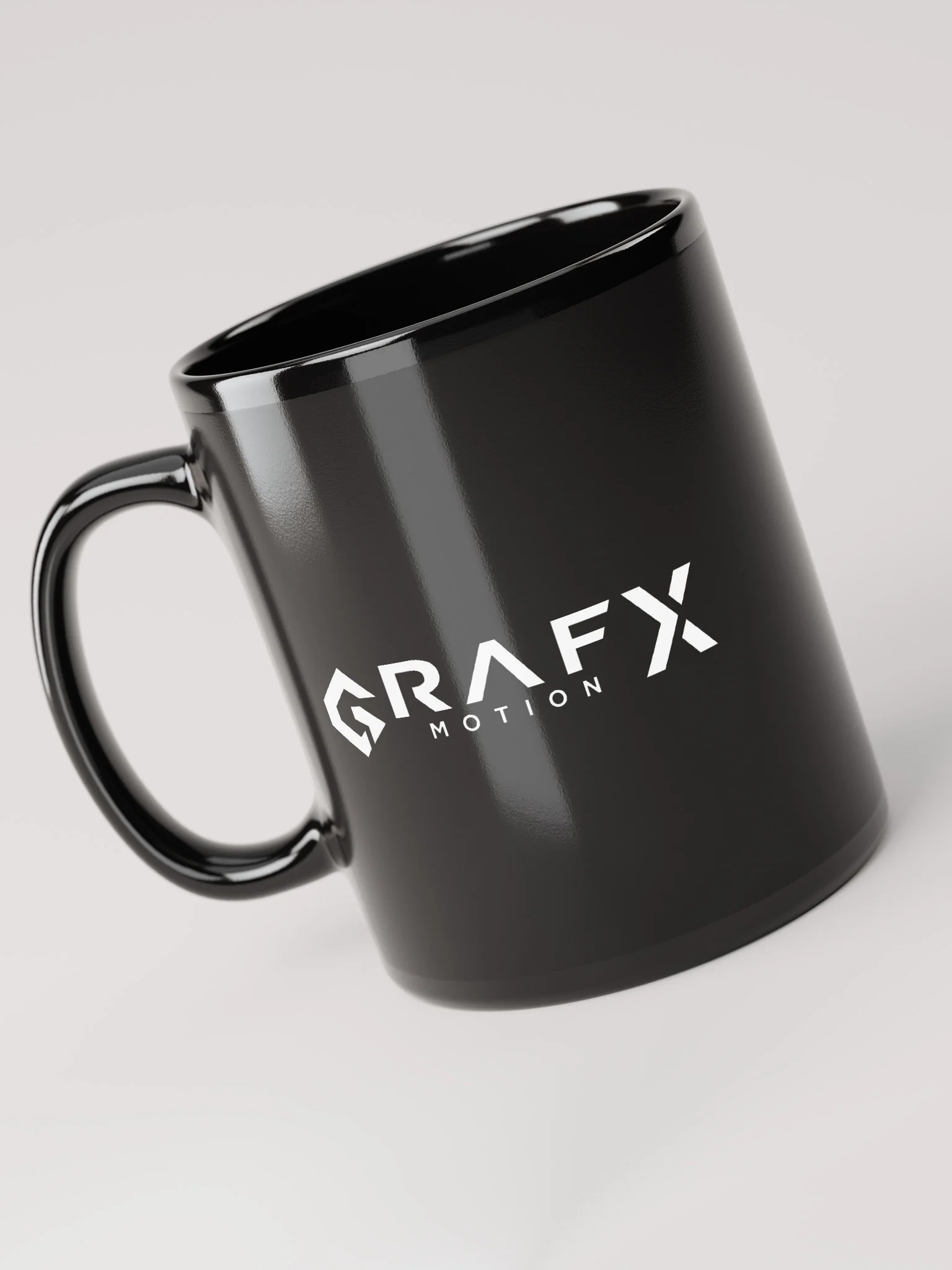 GFX Motion | GFX Industries - Black Mug - White Logo product image (5)