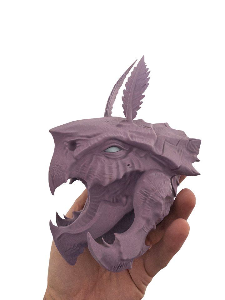 Light Eater — Fantasy Wall Trophy STL product image (1)