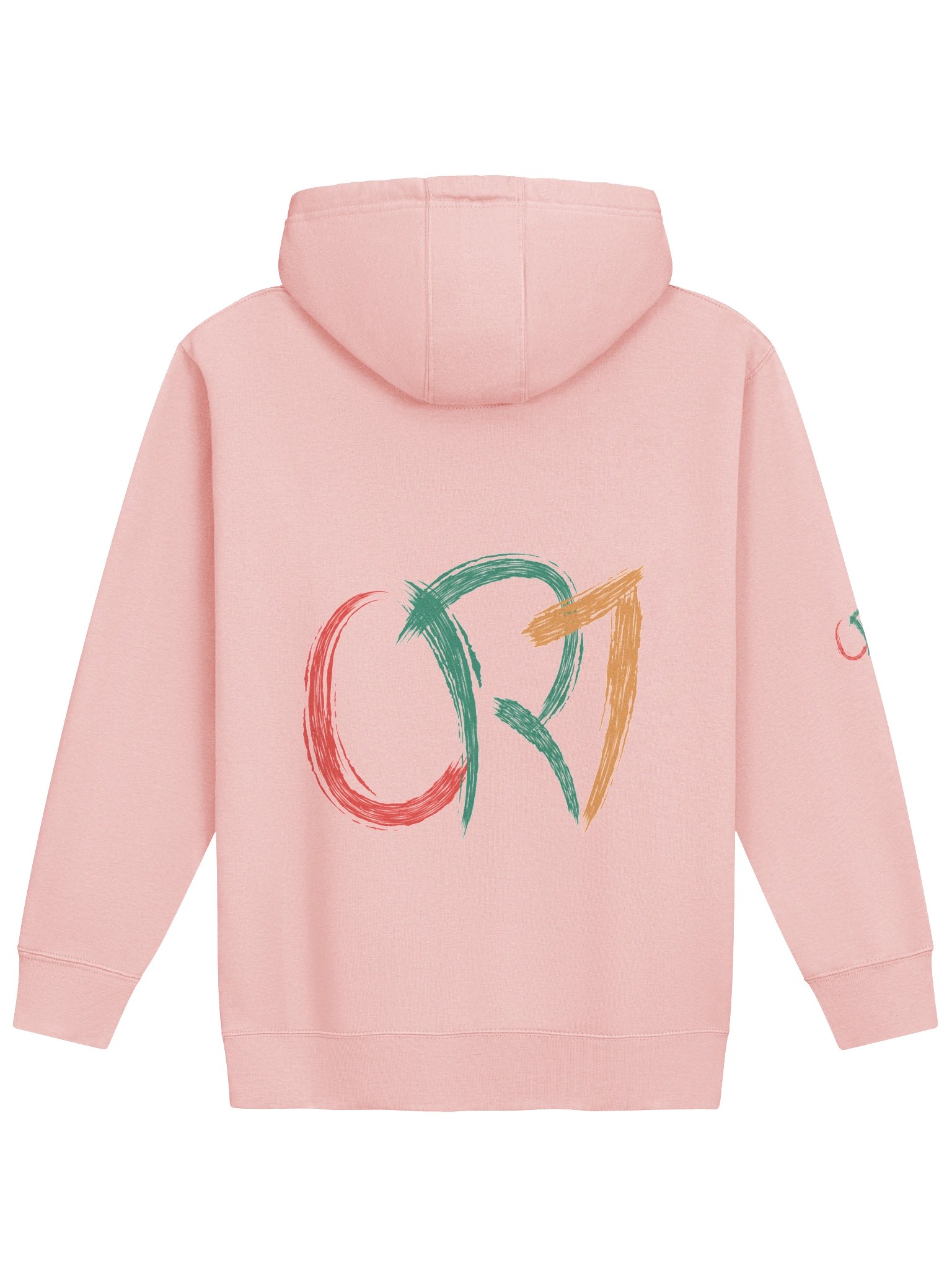 CR7 Artistic Brushstroke Pink Hoodie – Soft Premium Pullover product image (2)